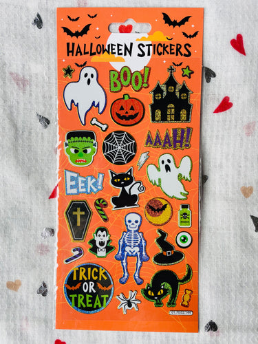 Halloween Boo! Large Foil Stickers Paper Projects